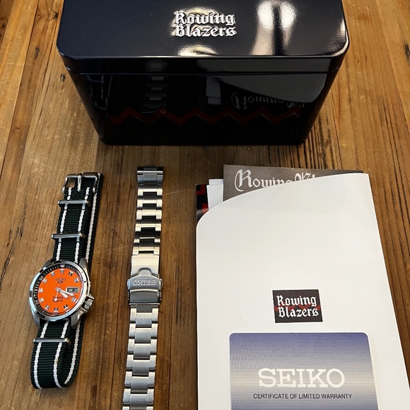 Limited Edition Seiko 5 Sport Rowing Blazers Limited edition - Picture 1 of 7